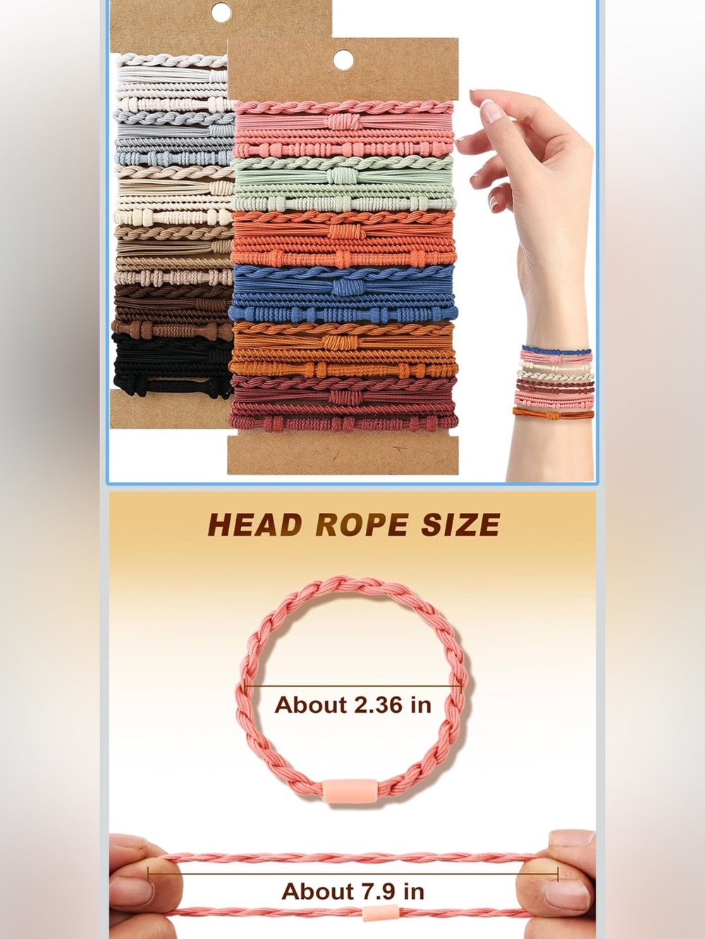 Lot of Hair Ties / Scrunchies- variety pack - Picture 4 of 16